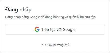 The Meza Station sign-in screen with the Continue with Google button